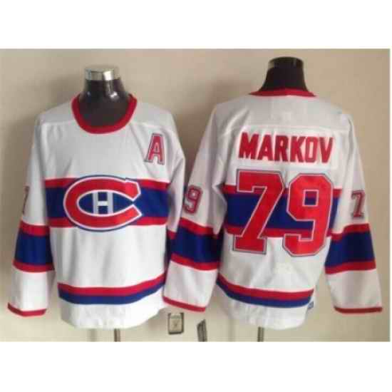 NHL montreal canadiens #79 Markov white jerseys[2015 winter classic]
